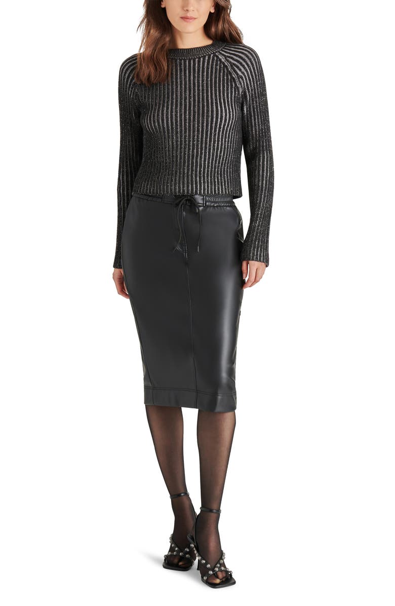 Steve Madden Ami Two-Tone Rib Sweater, Alternate, color,