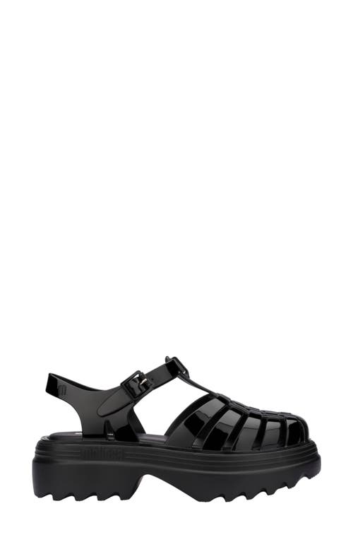 Melissa Possession Ii Fisherman-inspired Platform Sandals Women In Black