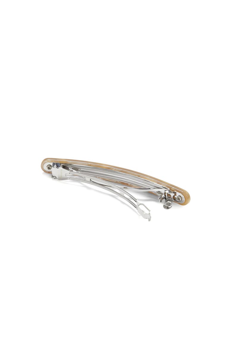 MACHETE Slim Paris Barrette, Alternate, color, Sand Shell