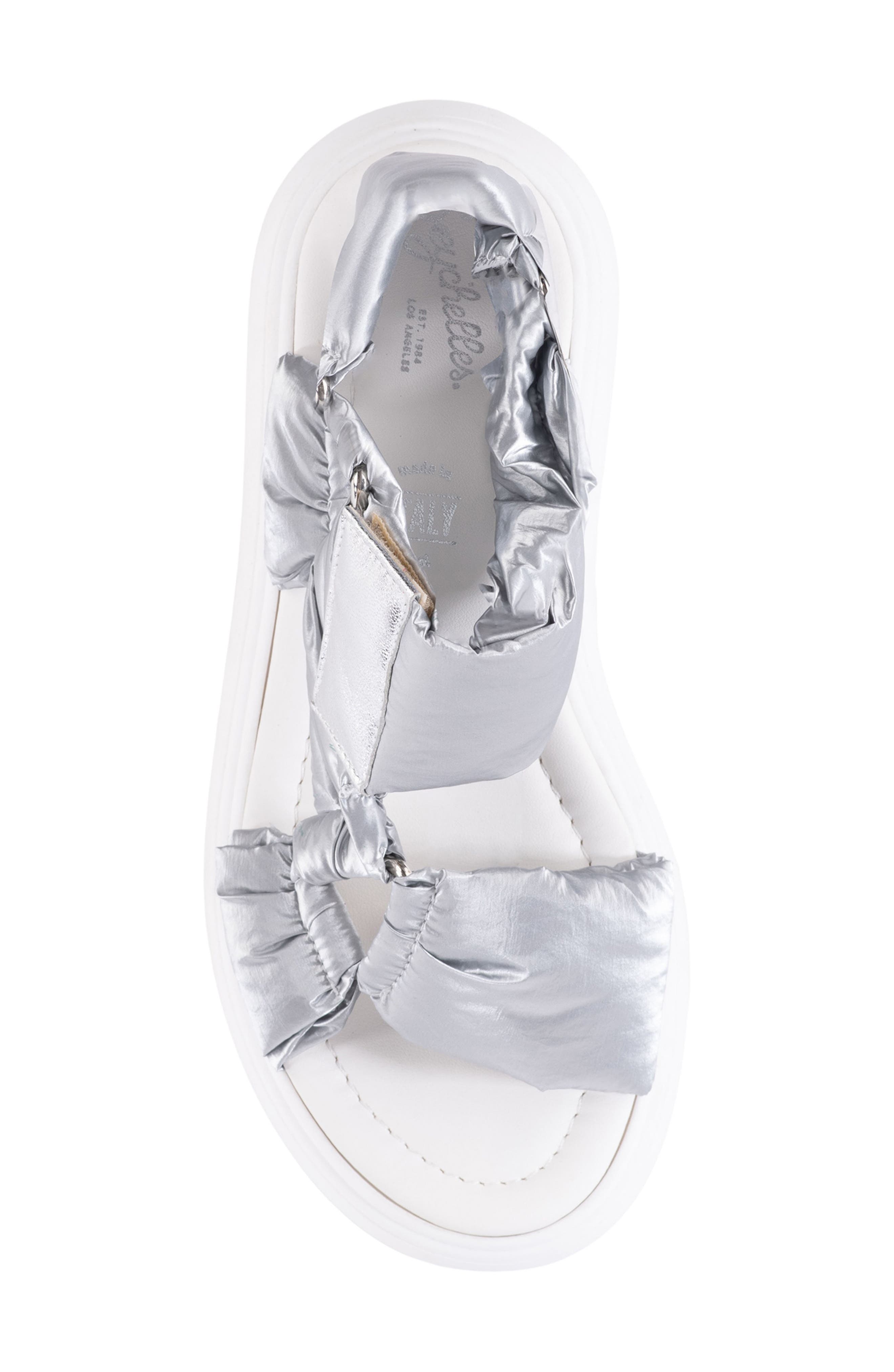 Light Up Platform Sandal, Alternate, color, SILVER