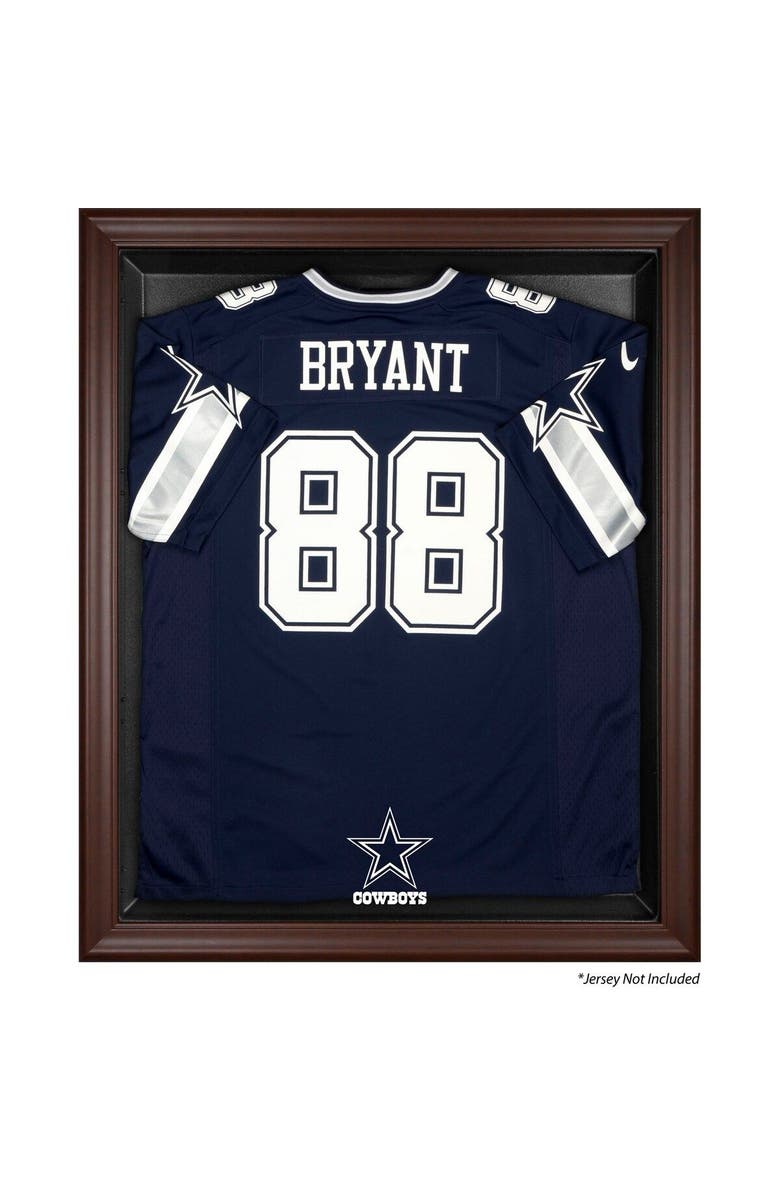 FANATICS AUTHENTIC Dallas Cowboys Brown Framed Logo Jersey Display Case, Main, color,