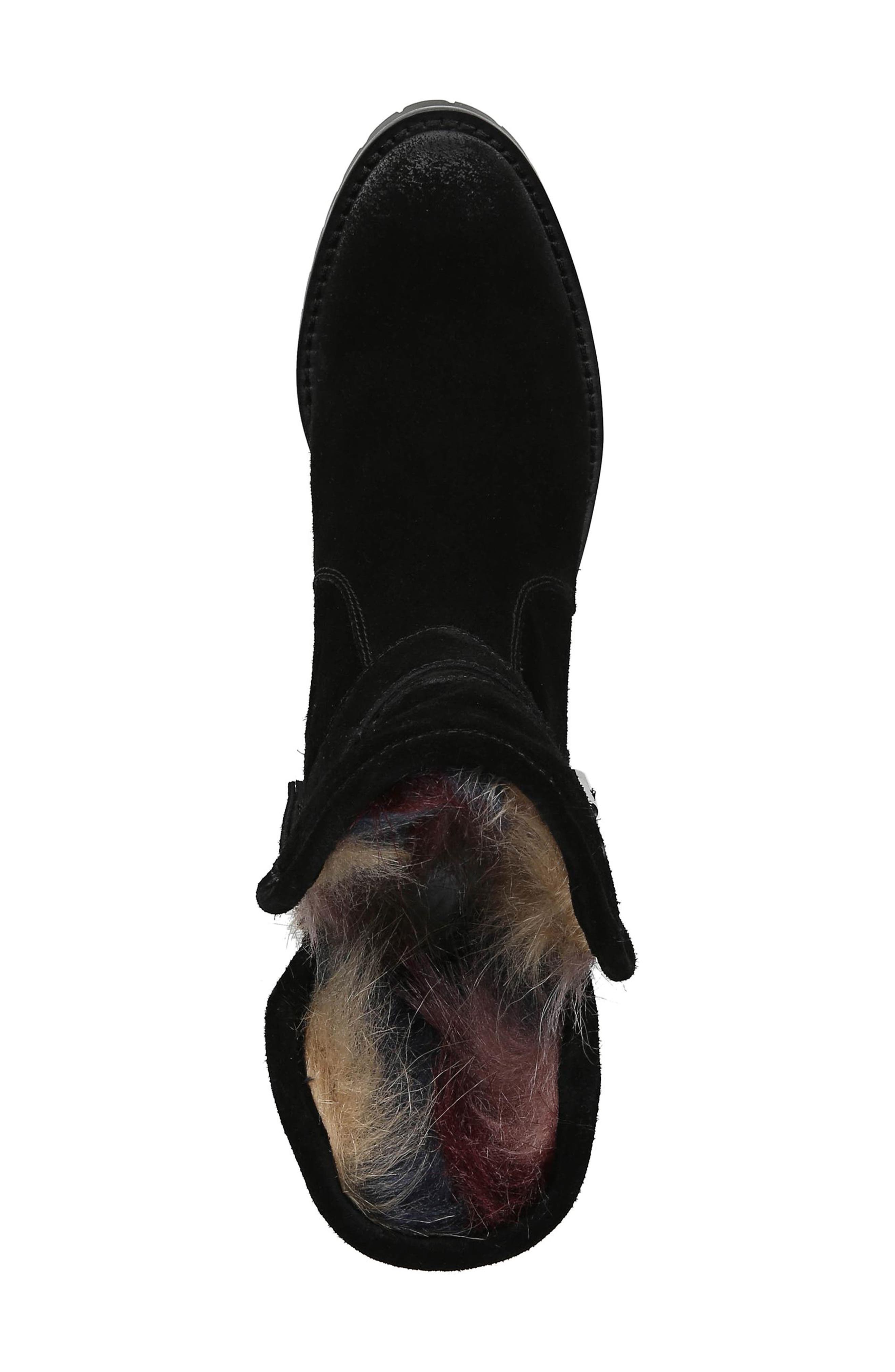 Jeanie Boot, Alternate, color, BLACK SUEDE