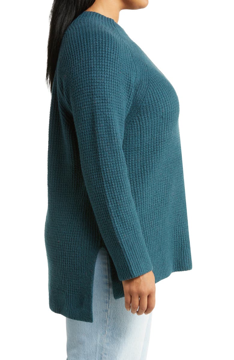 Treasure & Bond Waffle Texture Tunic Sweater, Alternate, color, 