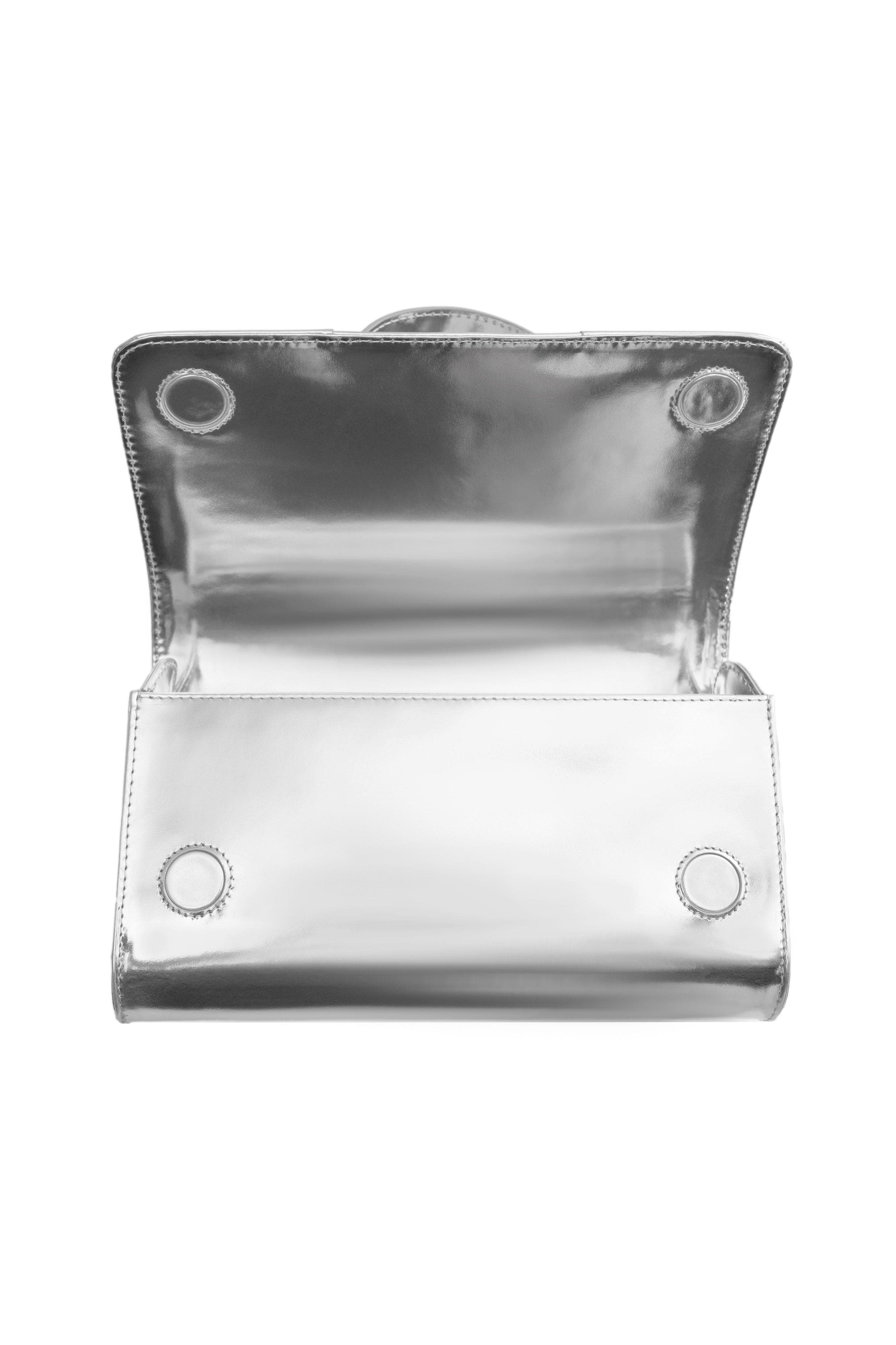 PERRIN PARIS L'Asymetrique Clutch Patent, Alternate, color, Silver