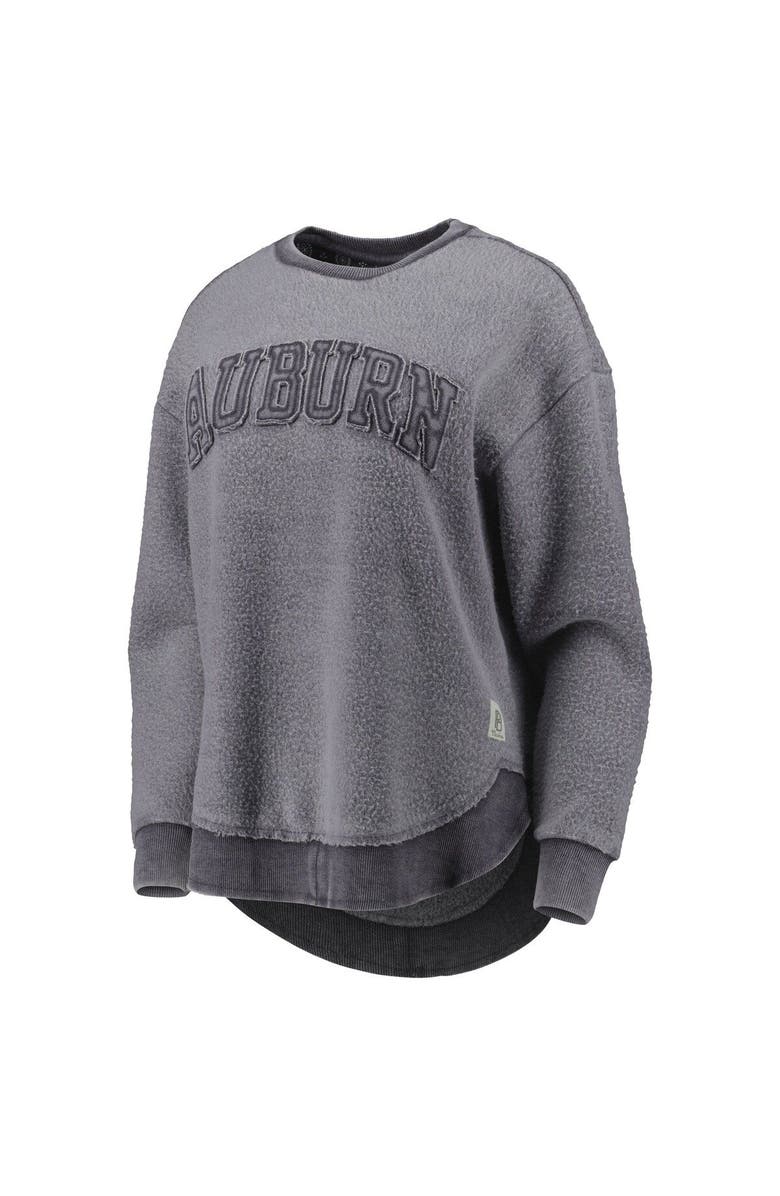 PRESSBOX Women's Pressbox Navy Auburn Tigers Ponchoville Pullover Sweatshirt, Alternate, color, Navy