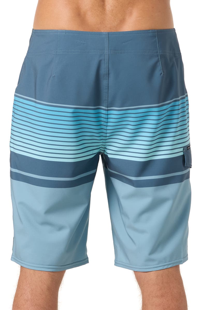 O'Neill Lennox Stripe Board Shorts, Alternate, color, Lead