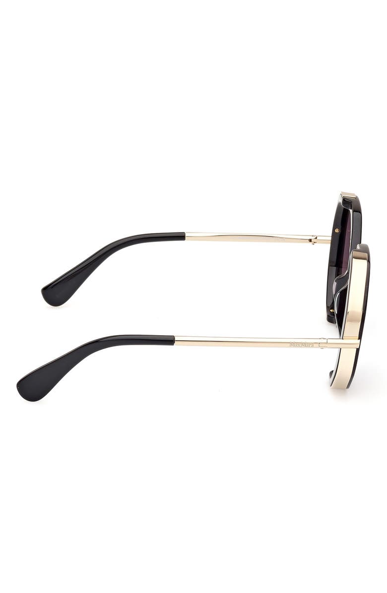 Max Mara Menton 57mm Round Sunglasses, Alternate, color, 