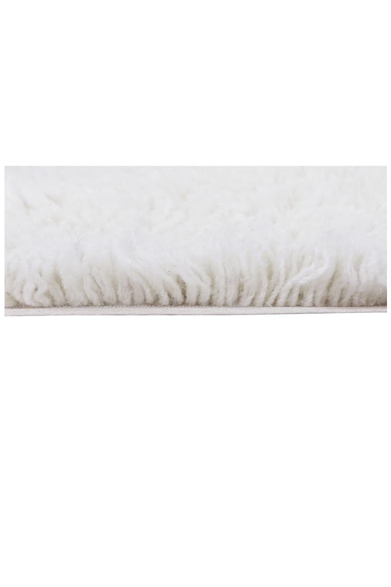 Woolable Arctic Circle Round Washable Wool Rug, Alternate, color, SHEEP WHITE