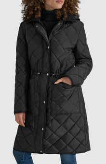 DKNY Diamond Quilted Coat