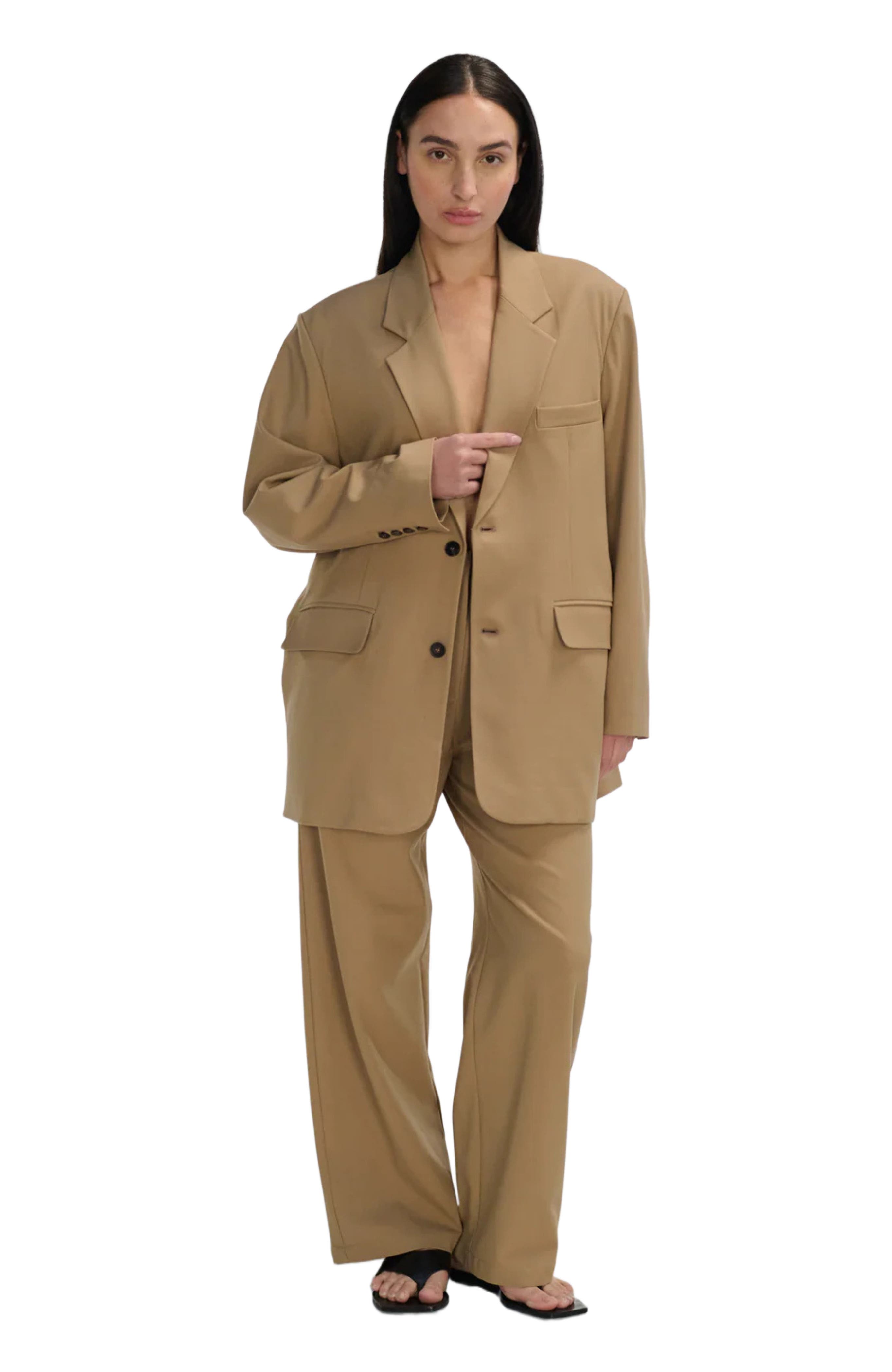 Oversized Double Button Blazer - image 5