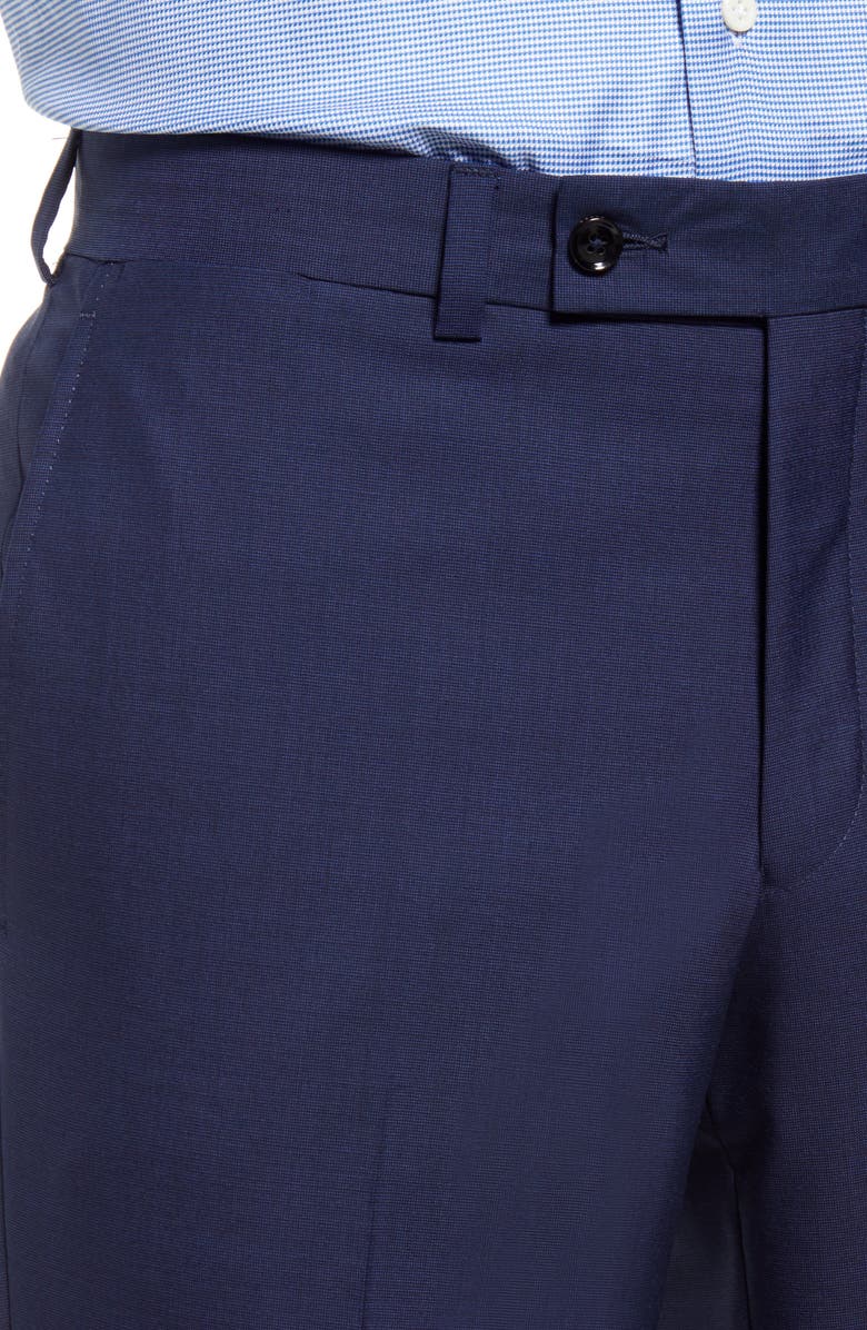 Ted Baker London Jefferson Wool Dress Pants, Alternate, color, Blue