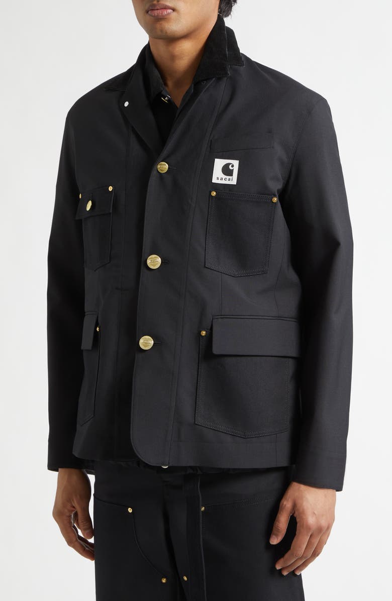 Sacai x Carhartt WIP Suiting & Duck Jacket, Alternate, color, 