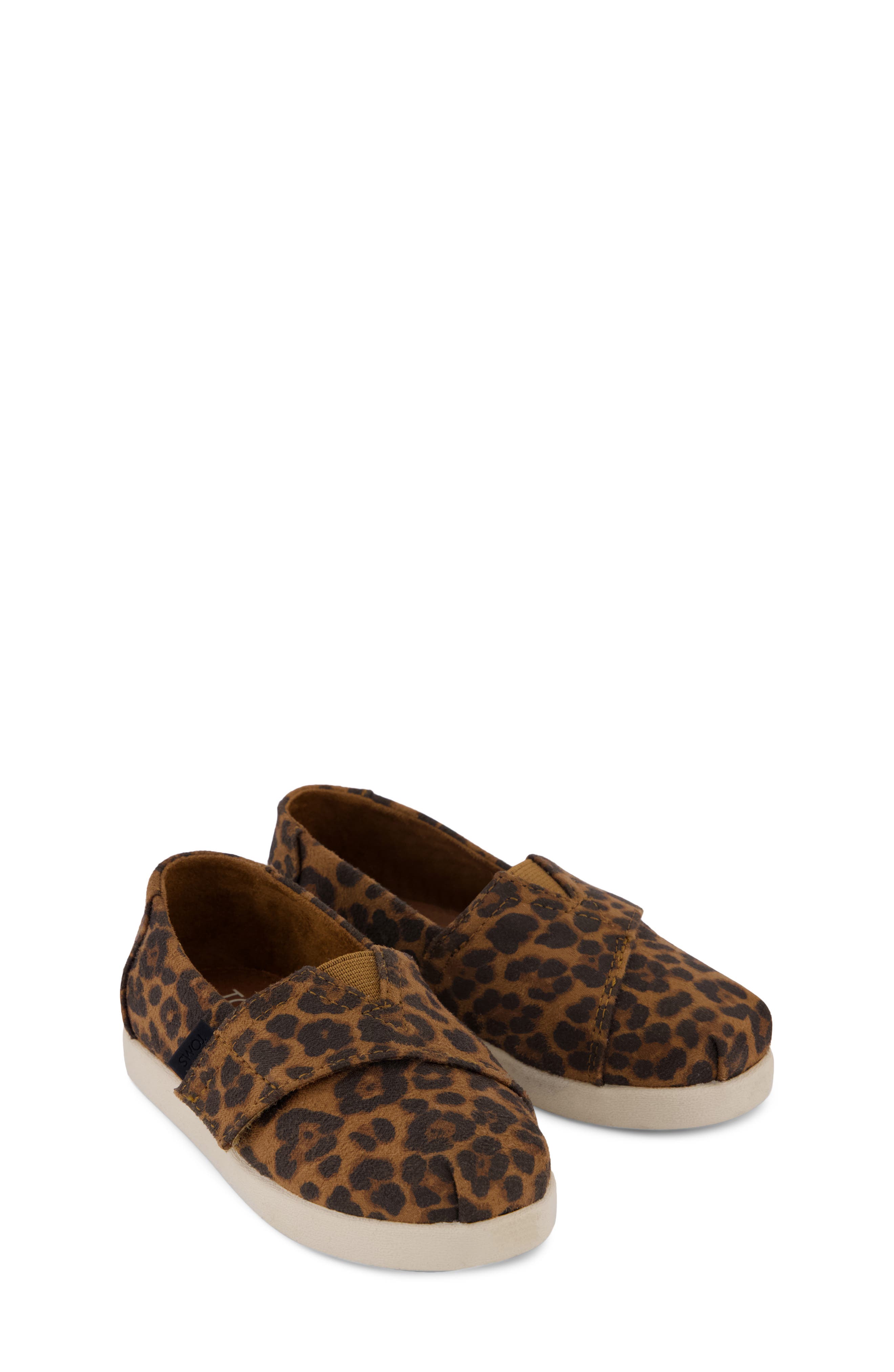 TOMS Kids
 Alpargata Slip-On Sneaker, Alternate, color, Brown