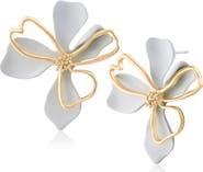 JARDIN 3D Double Flower Earrings