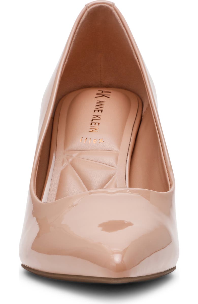 Anne Klein Paleen Stiletto Pump, Alternate, color, Beige Patent