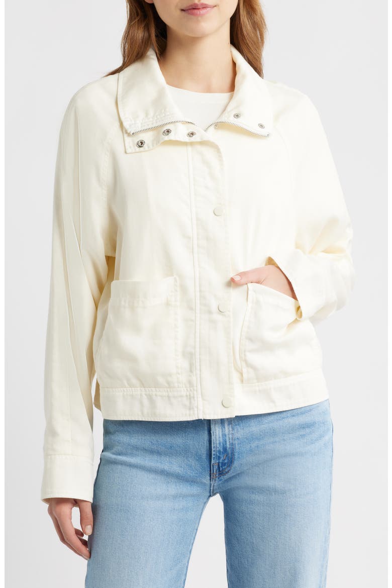 Crop Utility Jacket, Alternate, color, WHITE