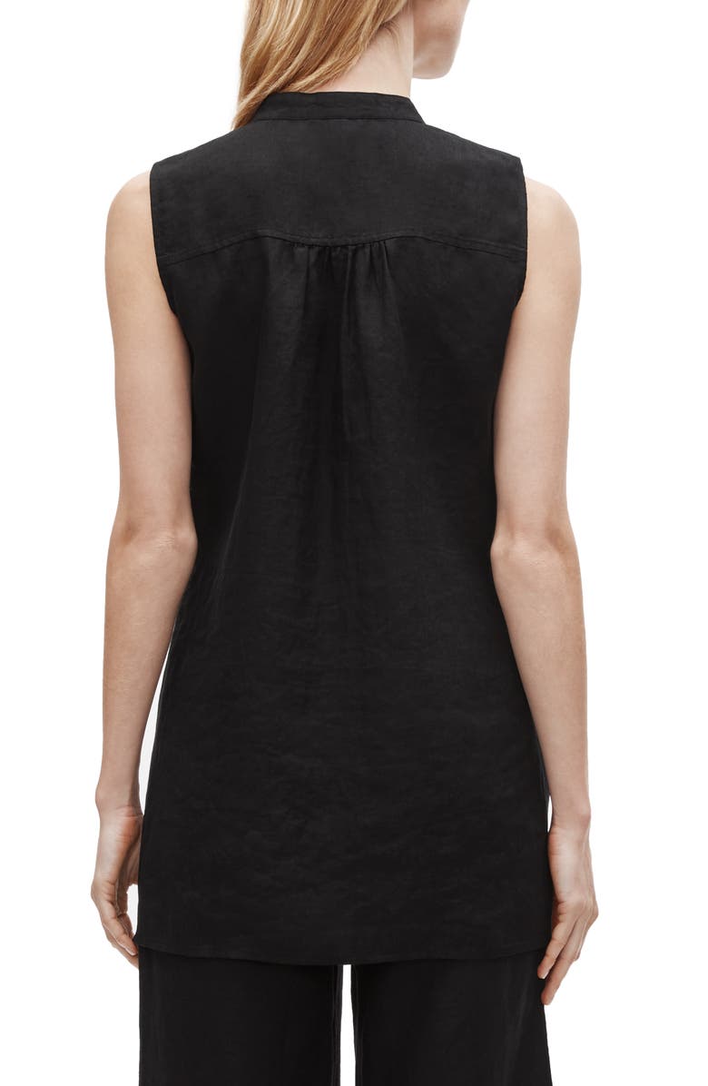 Eileen Fisher Organic Linen Tunic Top, Alternate, color,