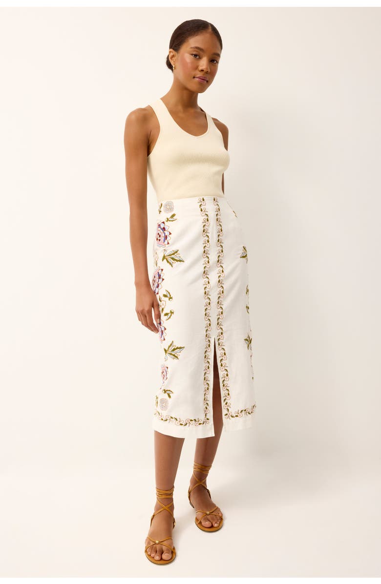 Marie Oliver Miranda Tank, Alternate, color, Macadamia