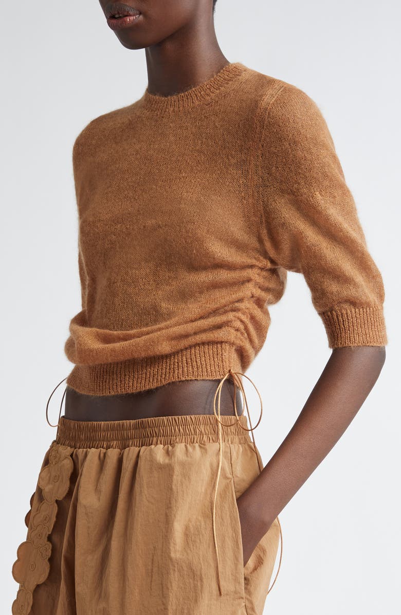 Cecilie Bahnsen Videl Adjustable Mohair Blend Sweater, Alternate, color, 