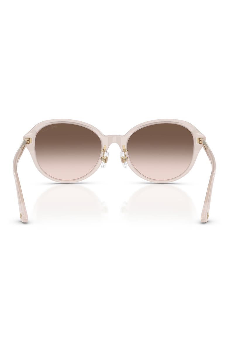 54mm Phantos Sunglasses, Alternate, color, OPAL TAUPE / PINK DARK GREY