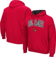COLOSSEUM Men's Colosseum Cardinal Catholic University Cardinals Arch & Logo 3.0 Pullover Hoodie