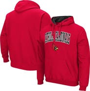 COLOSSEUM Men's Colosseum Cardinal Catholic University Cardinals Arch & Logo 3.0 Pullover Hoodie