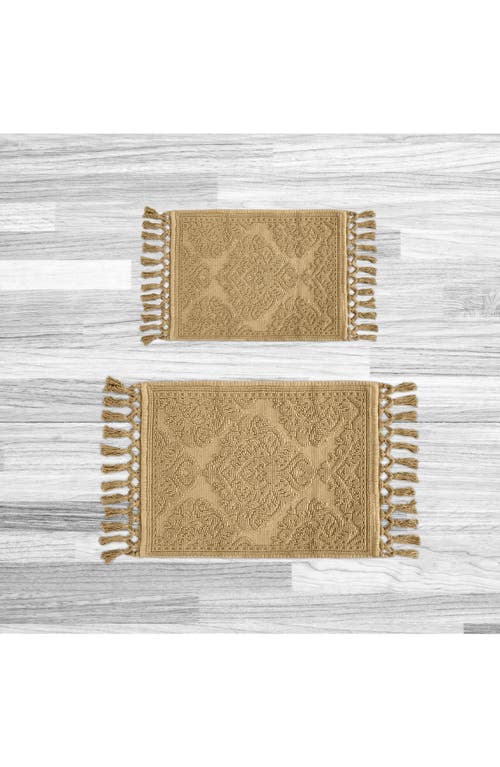 Jean Pierre New York Ricardo Fringe Cotton 2-piece Bath Rug Set