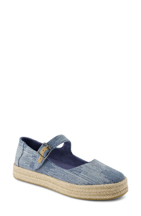 Carolina Espadrille Platform Mary Jane (Women)