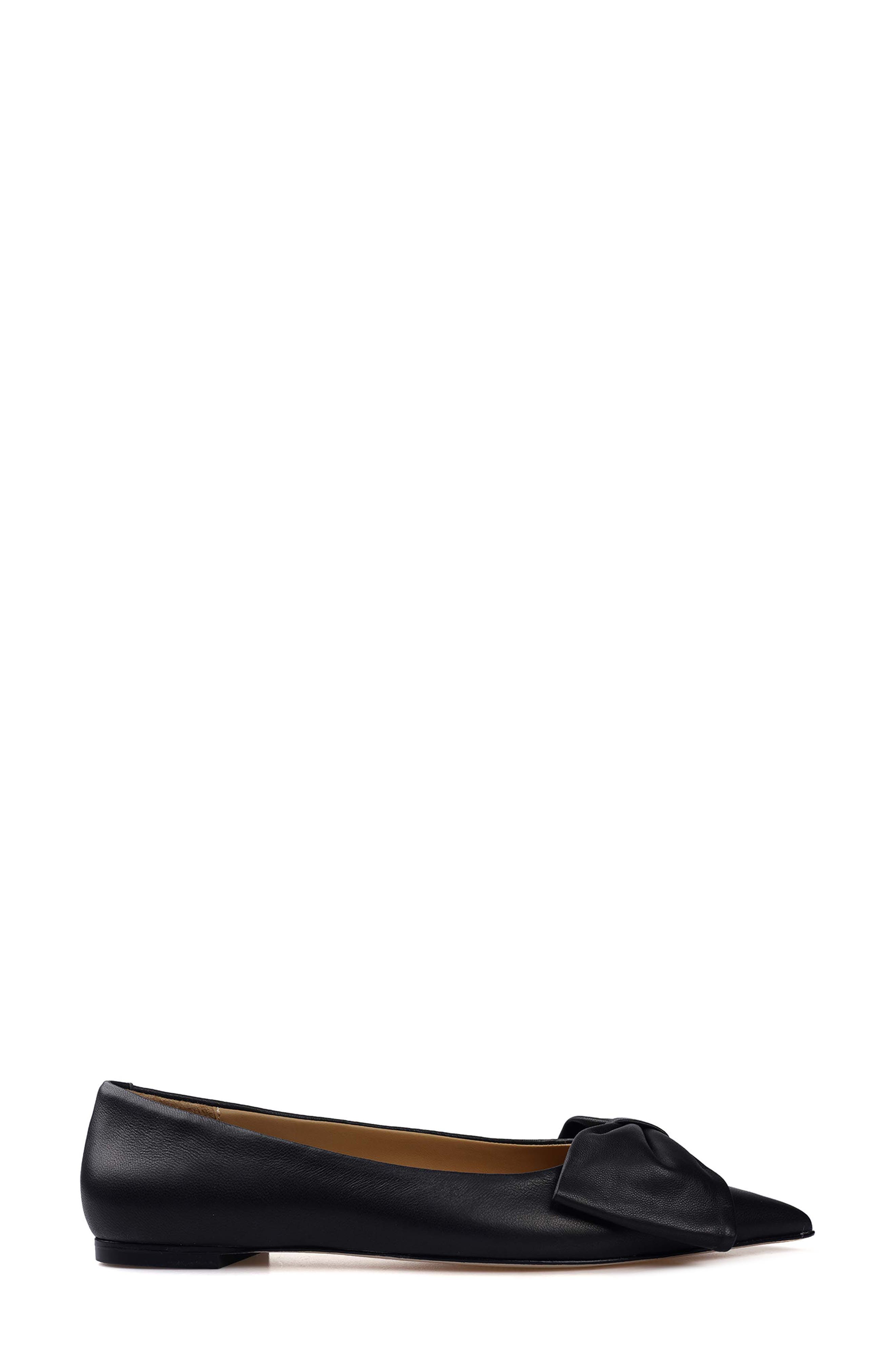 ZIGI Manelik Pointed Toe Flat, Alternate, color, Black