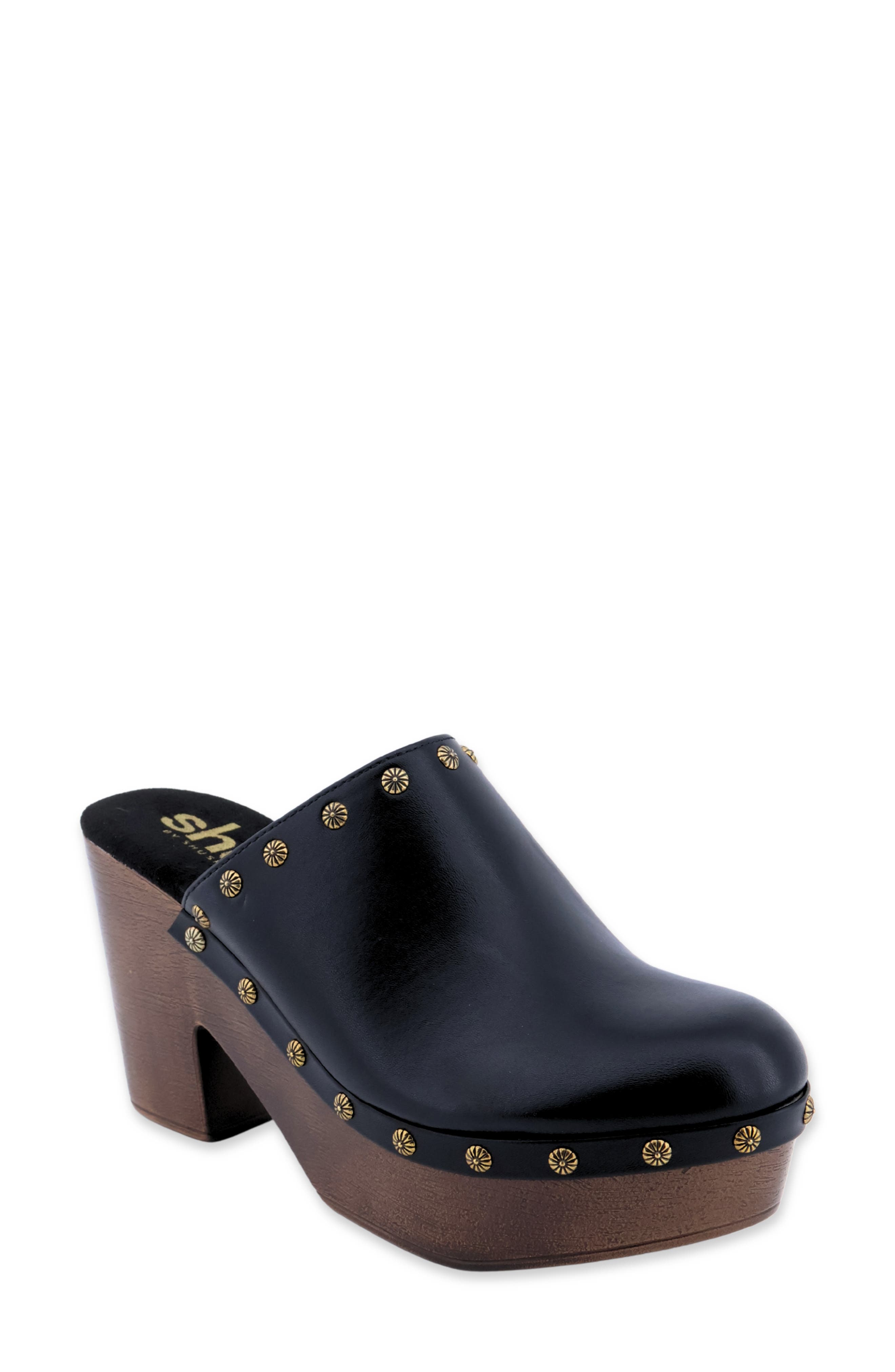 Kelsey Faux Leather Clog