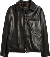 Schott NYC Pebbled Leather Jacket