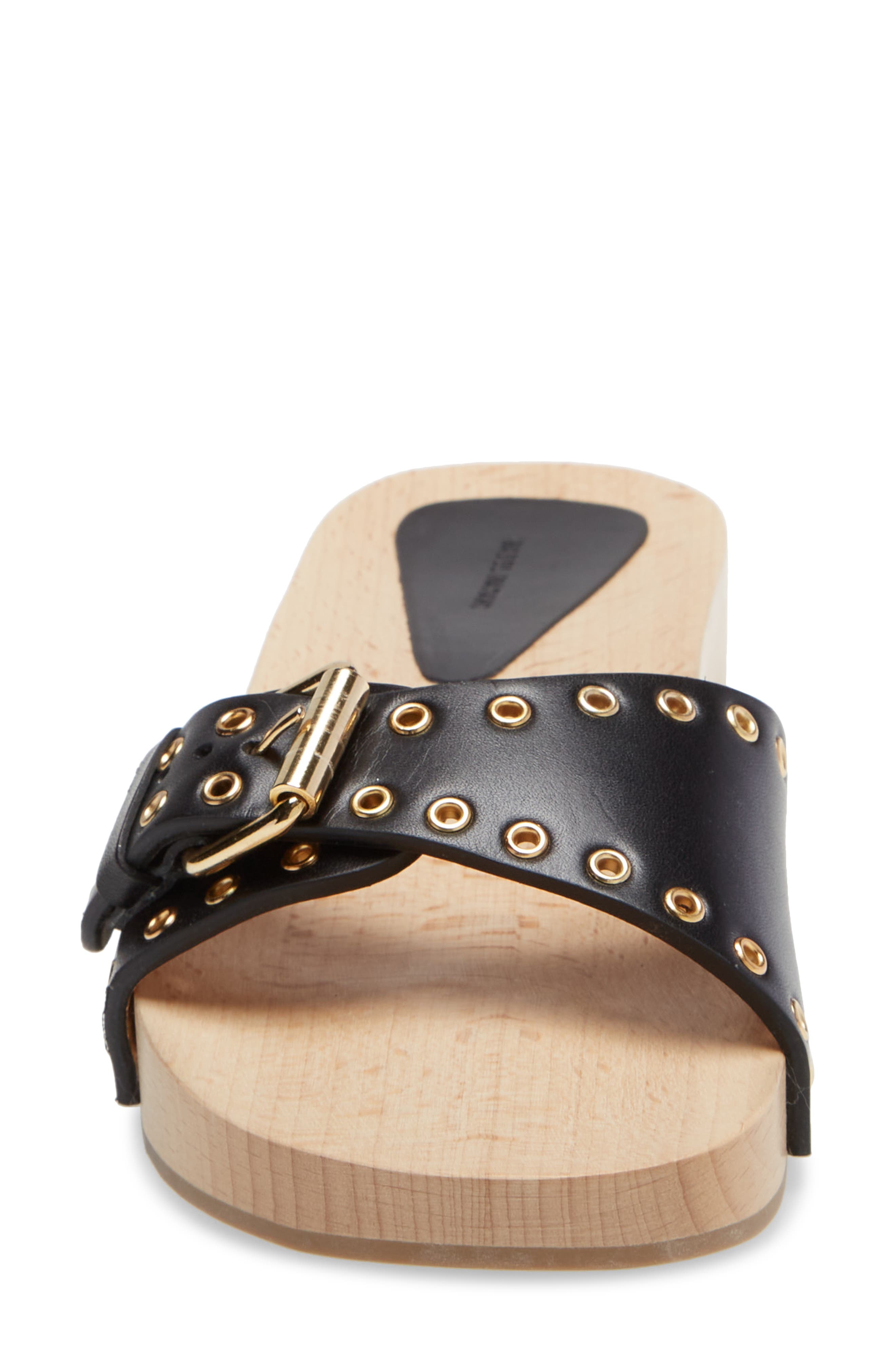 Isabel Marant Jaso Wooden Slide Sandal, Alternate, color, 