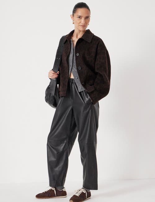 Hush Pure Wool Double Faced Jacket In Brown