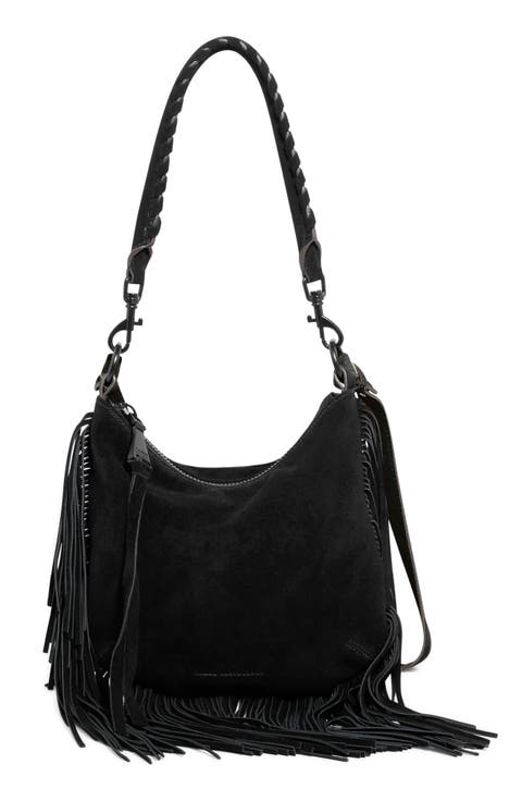 Kane Convertible Leather Shoulder Bag