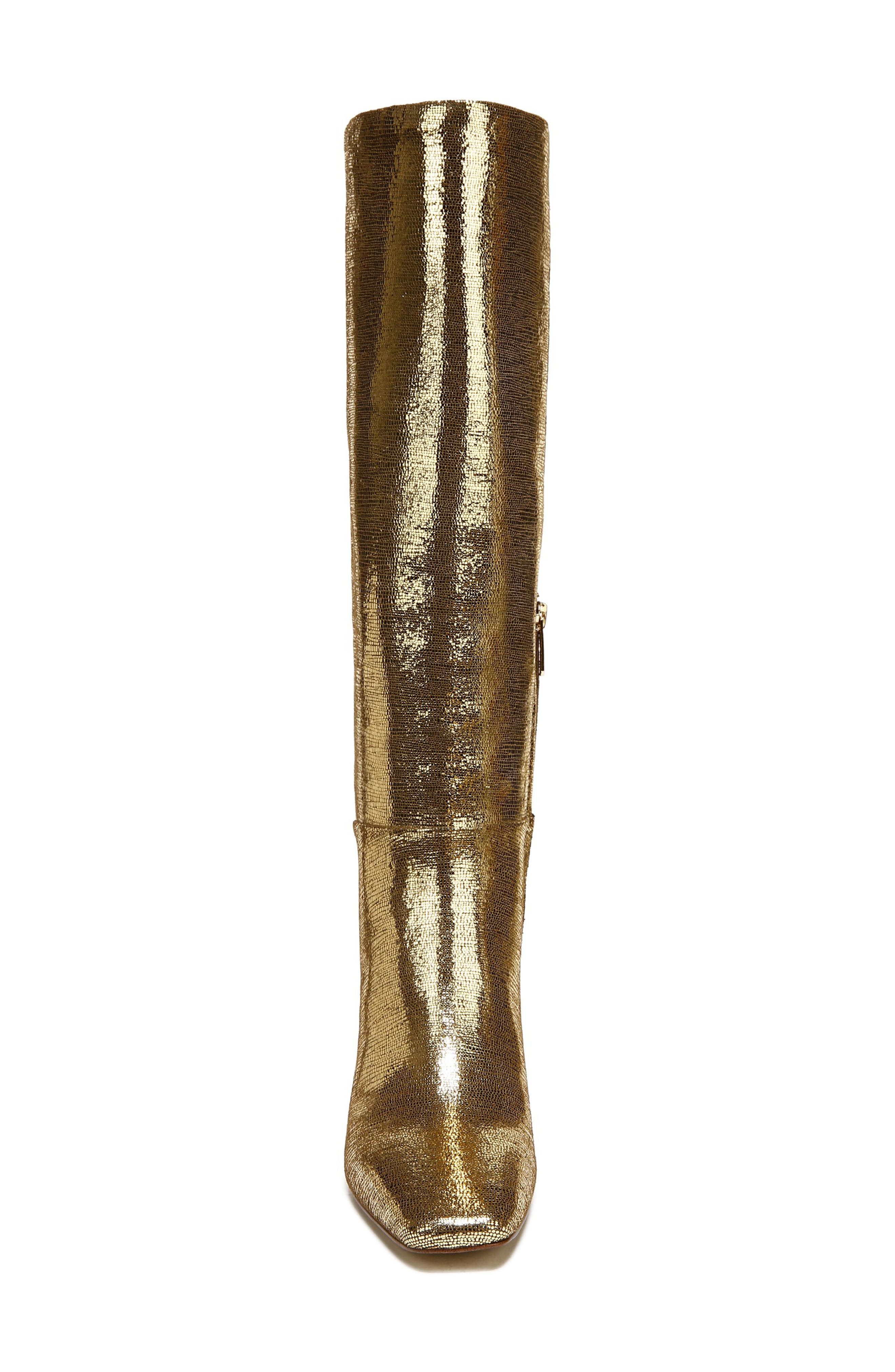 Leigh Knee High Boot, Alternate, color, GOLD DISCO