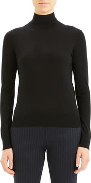 Theory Wool Blend Mock Neck Sweater