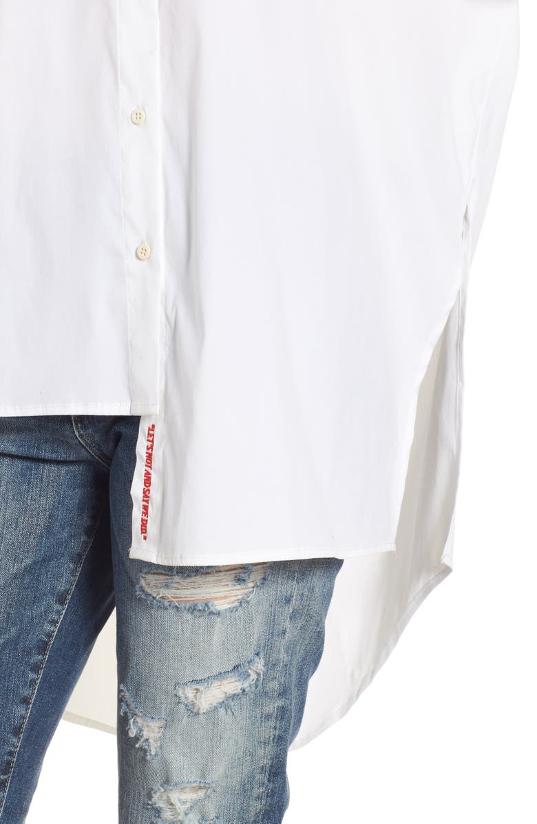 KENDALL + KYLIE Asymmetrical Shirt, Alternate, color,