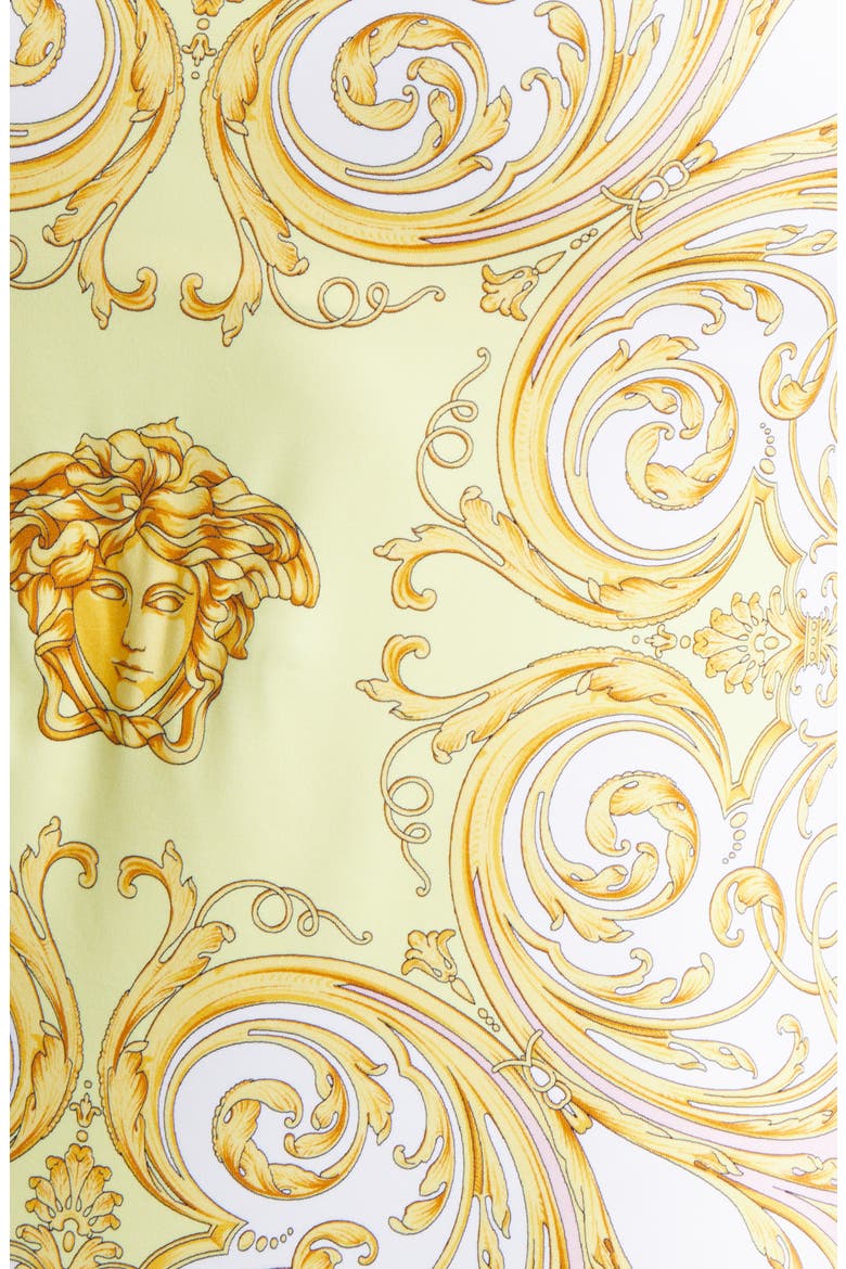 Medusa Barocco Print One-Piece Swimsuit, Alternate, color, PALE YELLOW ROSE QUARTZ