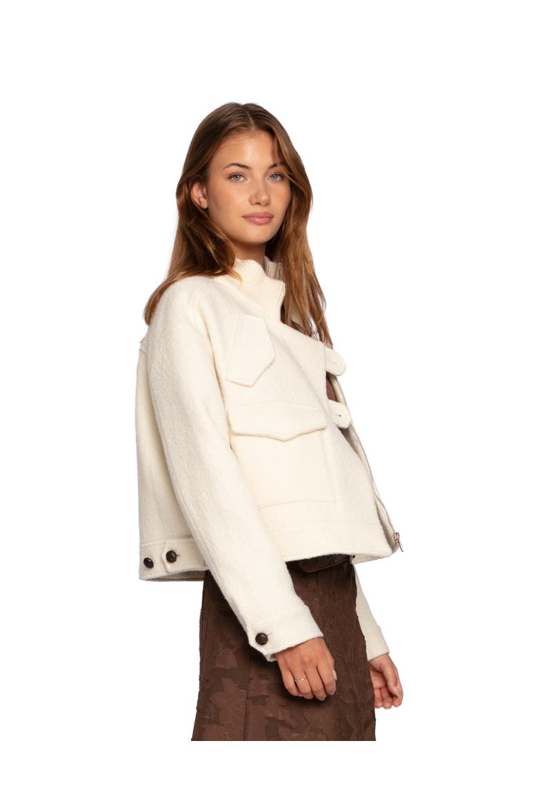 Crystal Skies Cropped Wool Rib Jacket, Alternate, color, Natural