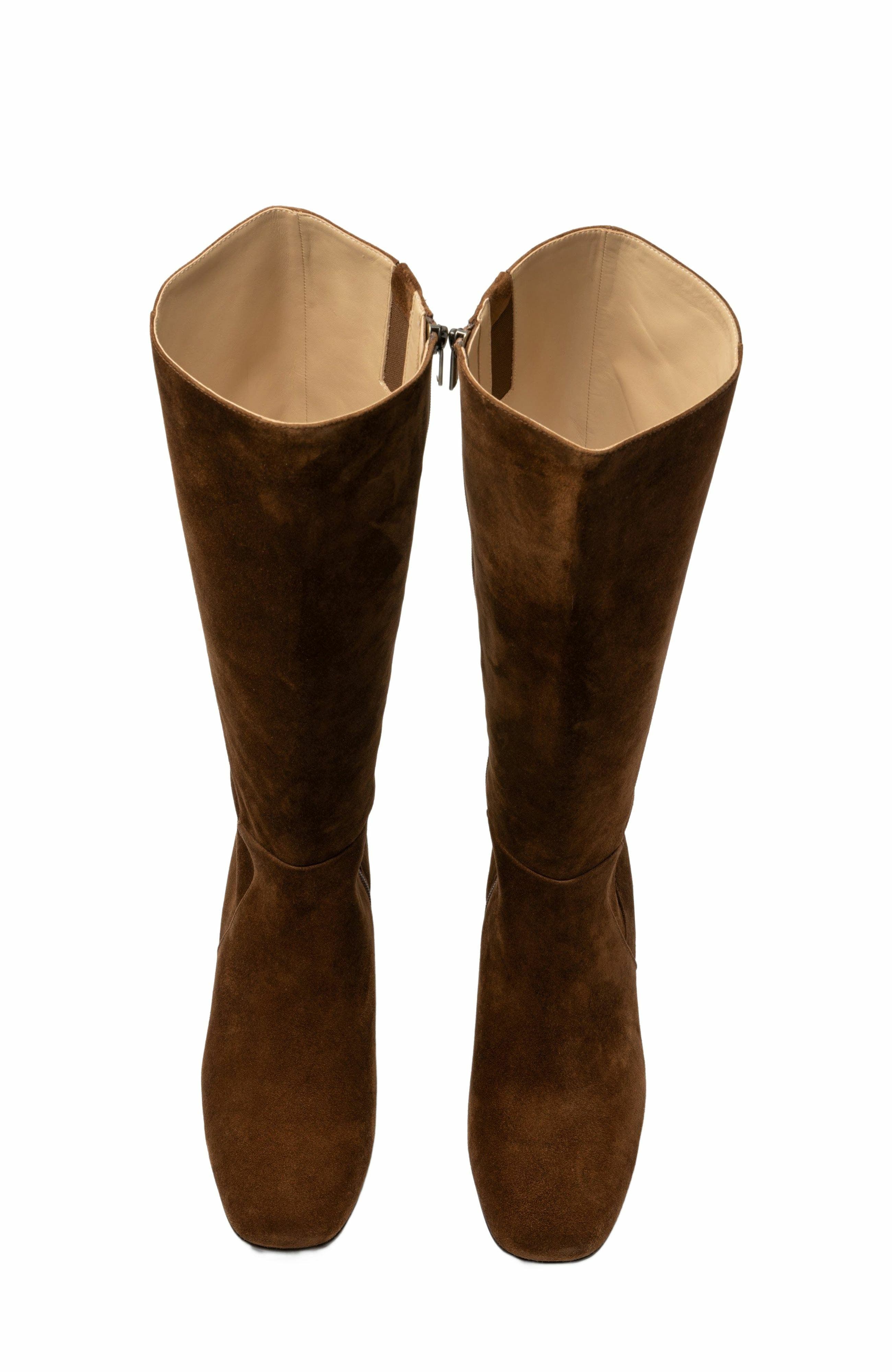 Avenue Tall Boot, Alternate, color, Caramel Suede - Regular