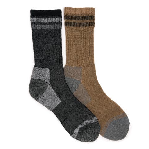Heat Retainer Hiking Socks 2 Pair Pack