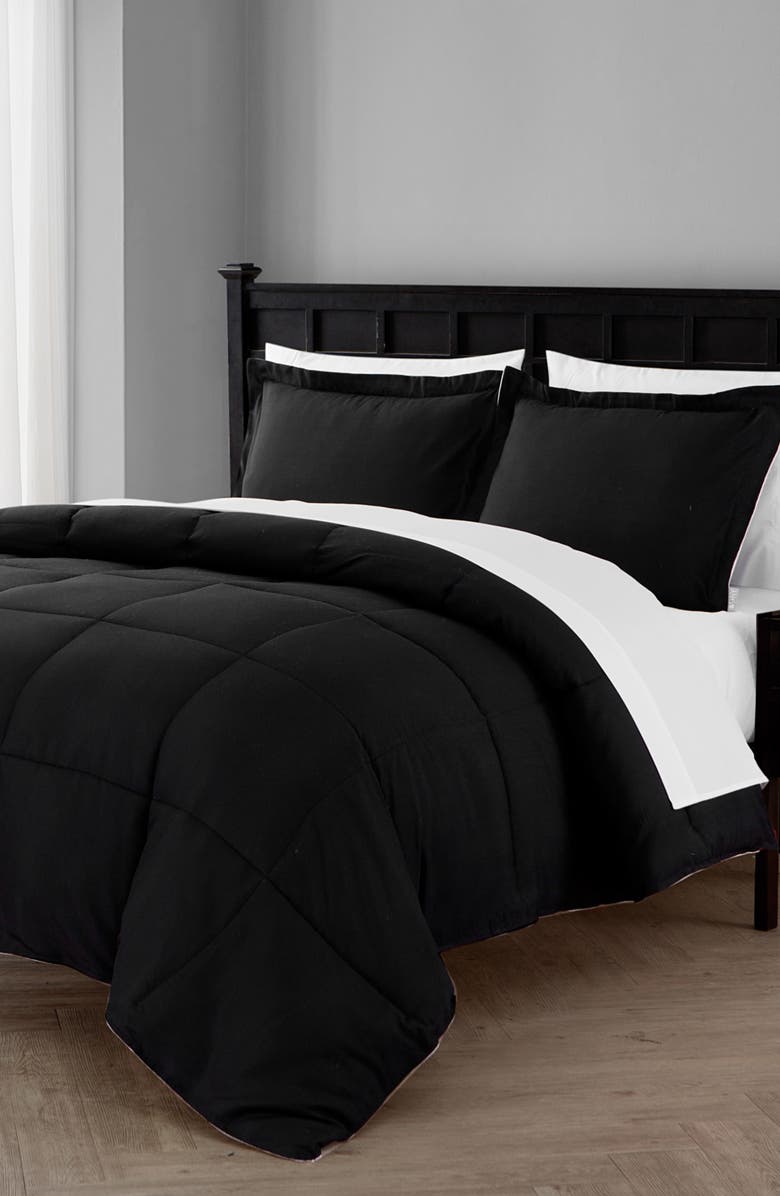 VCNY HOME Lincoln Down Alternative Reversible Bed-in-a-Bag Comforter Set, Main, color, 