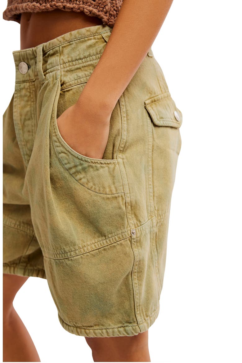 Wild Rebel Barrel Shorts, Alternate, color, OUTLAW TAUPE