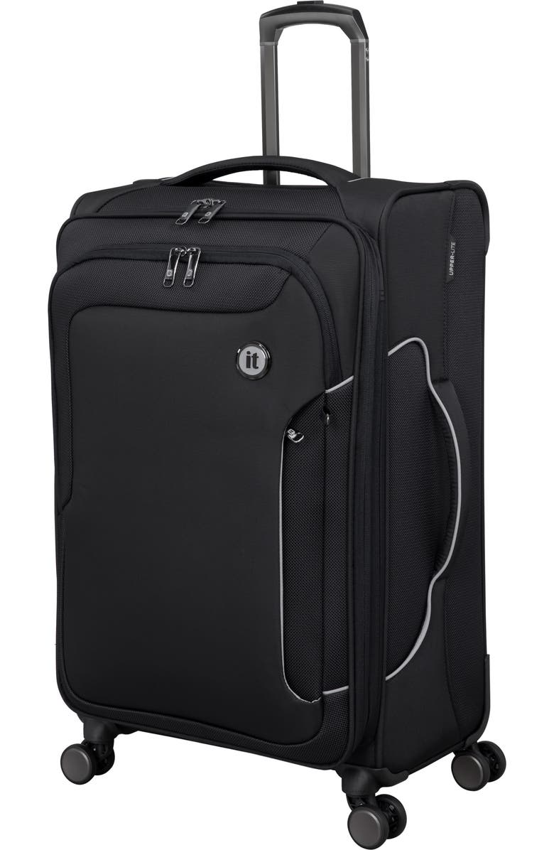 IT LUGGAGE Teleported 28-Inch Expandable Spinner Packing Case, Main, color, Black