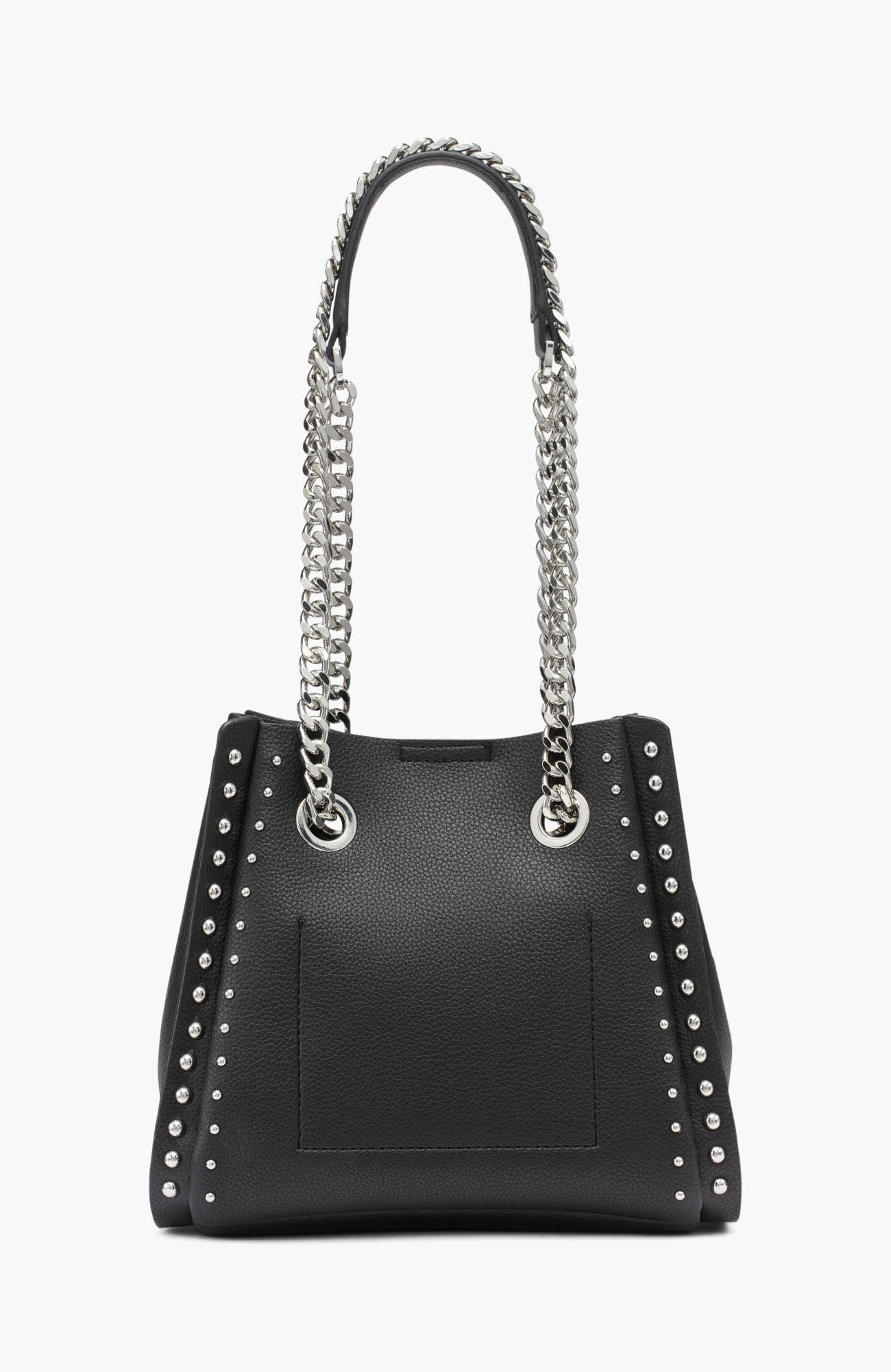 Josie Bucket Bag, Alternate, color, Black/Silver