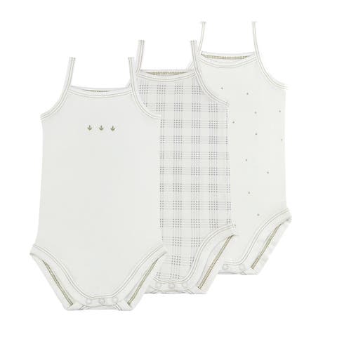 Floral Plaid Collection - Modal Cotton Blend Undershirts 3 Pack