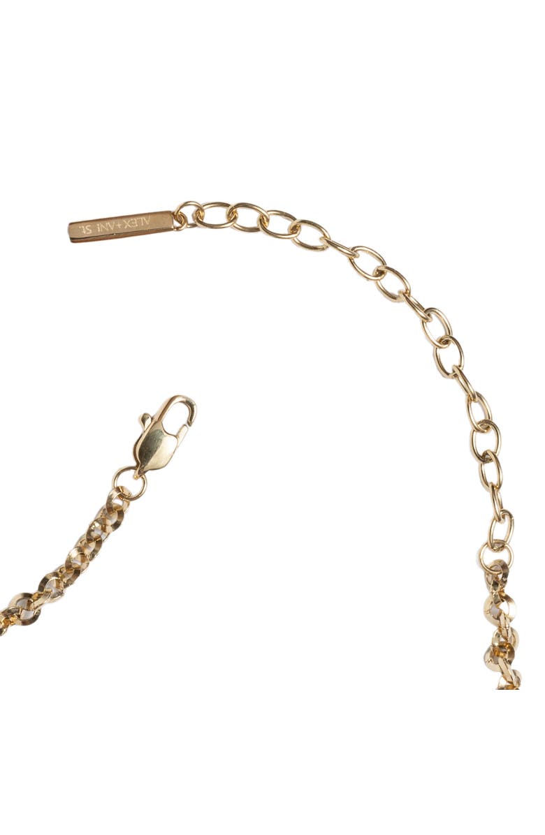 Alex and Ani Faceted Rolo Layering Necklace, Alternate, color, 