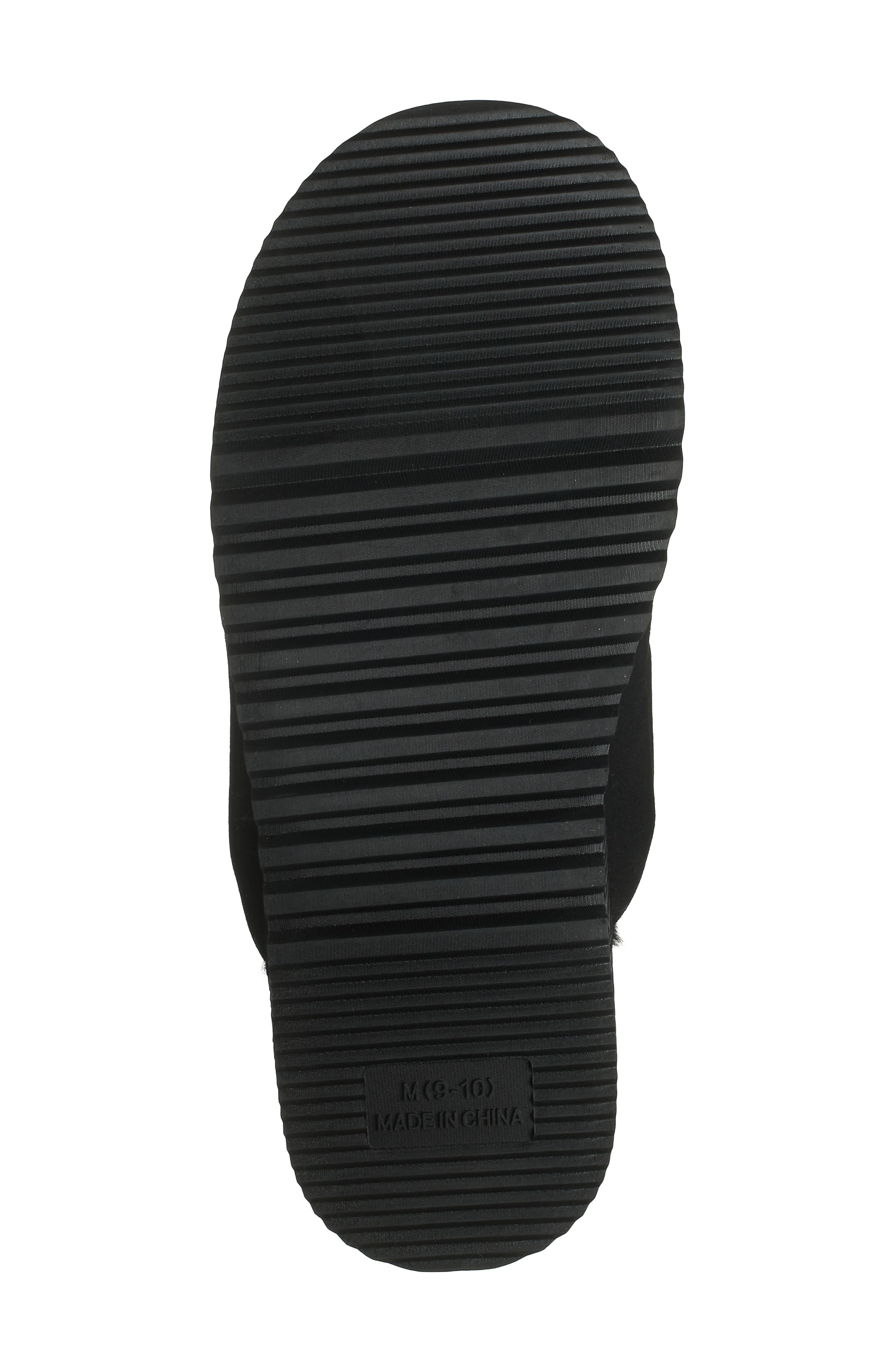 NORDSTROM RACK Keegan Faux Fur Lined Quilted Scuff Slipper, Alternate, color, 