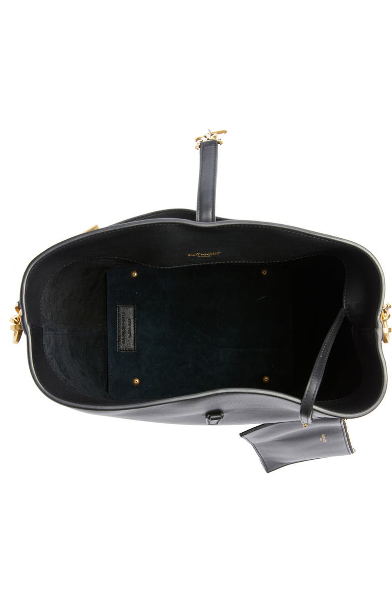 Saint Laurent Le 37 Long Leather Bucket Bag, Alternate, color,