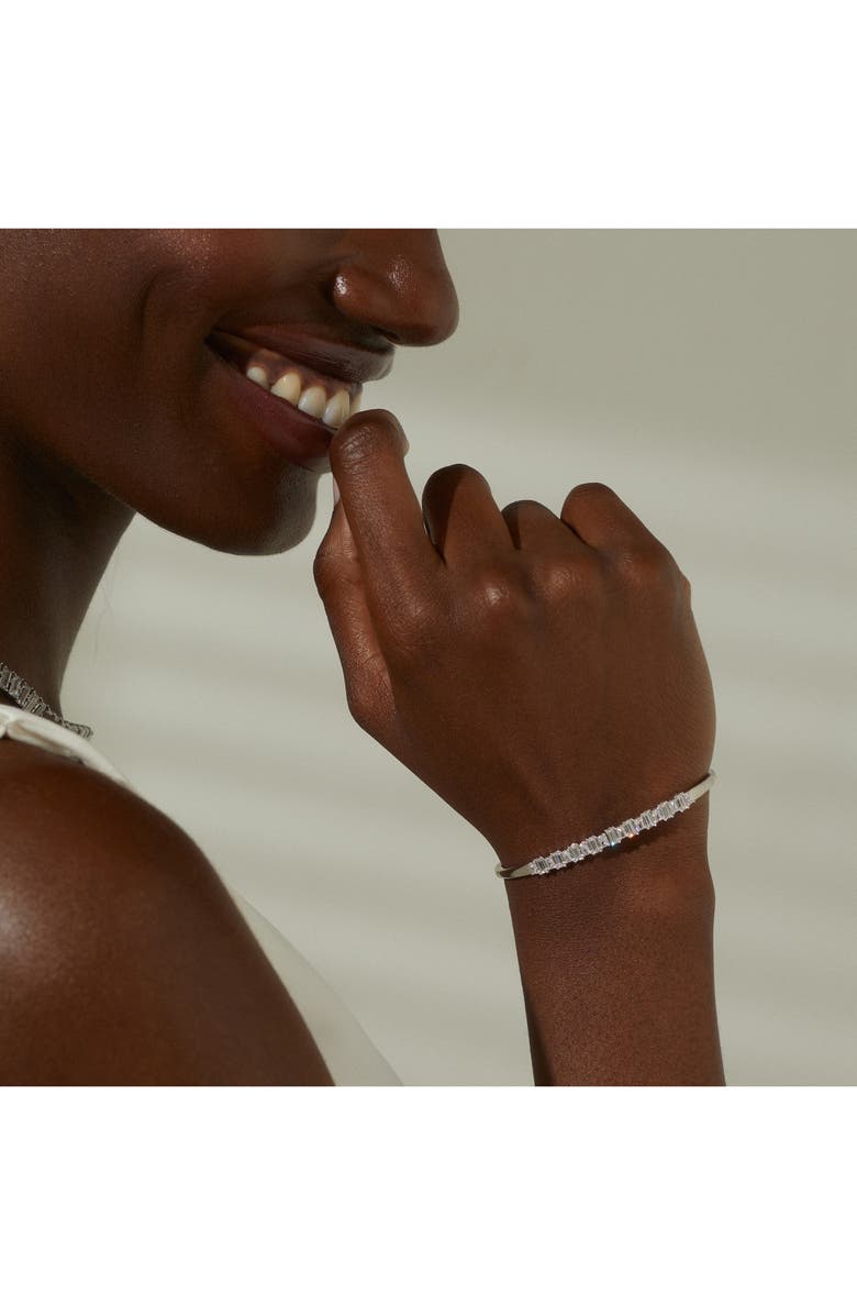 Nadri Chateau Cubic Zirconia Hinge Bracelet, Alternate, color, 